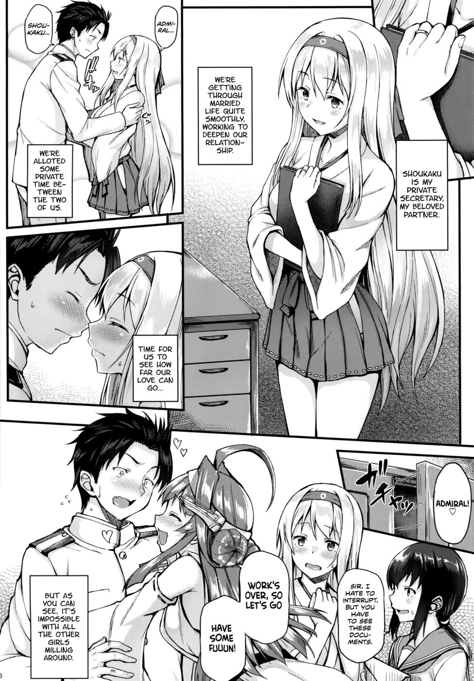 Hentai Manga Comic-I want to flirt with Shoukaku!!-Read-5